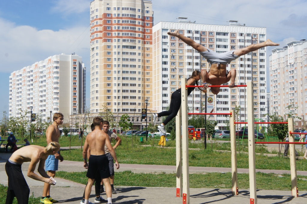 Соревнования по воркауту прошли в Подольске