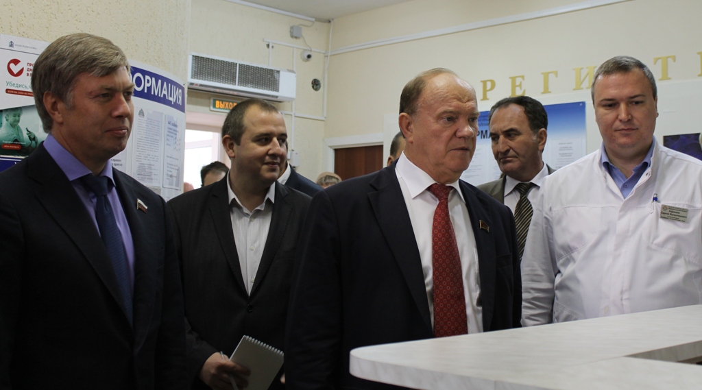 Лидер КПРФ Геннадий Зюганов совершает рабочую поездку в Подмосковье