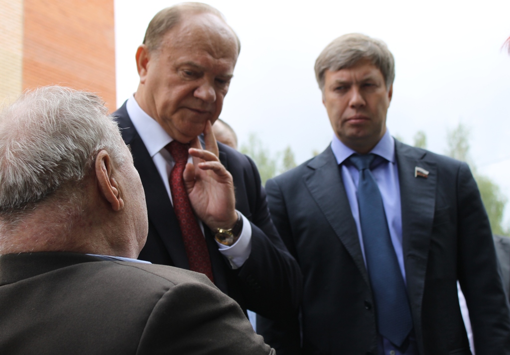 Лидер КПРФ Геннадий Зюганов совершает рабочую поездку в Подмосковье