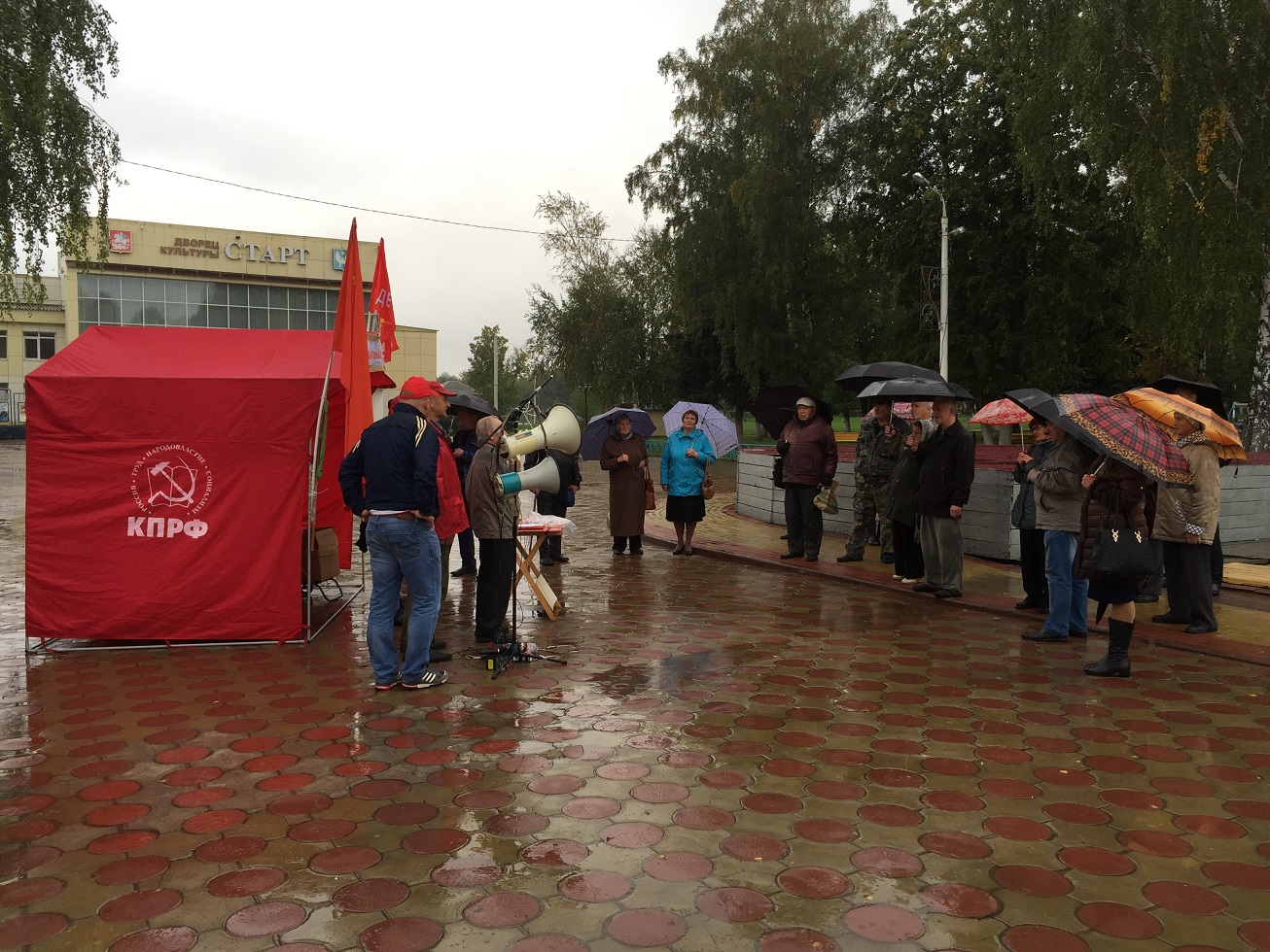 Митинг в Луховицах. Фёдорова - в Госдуму!