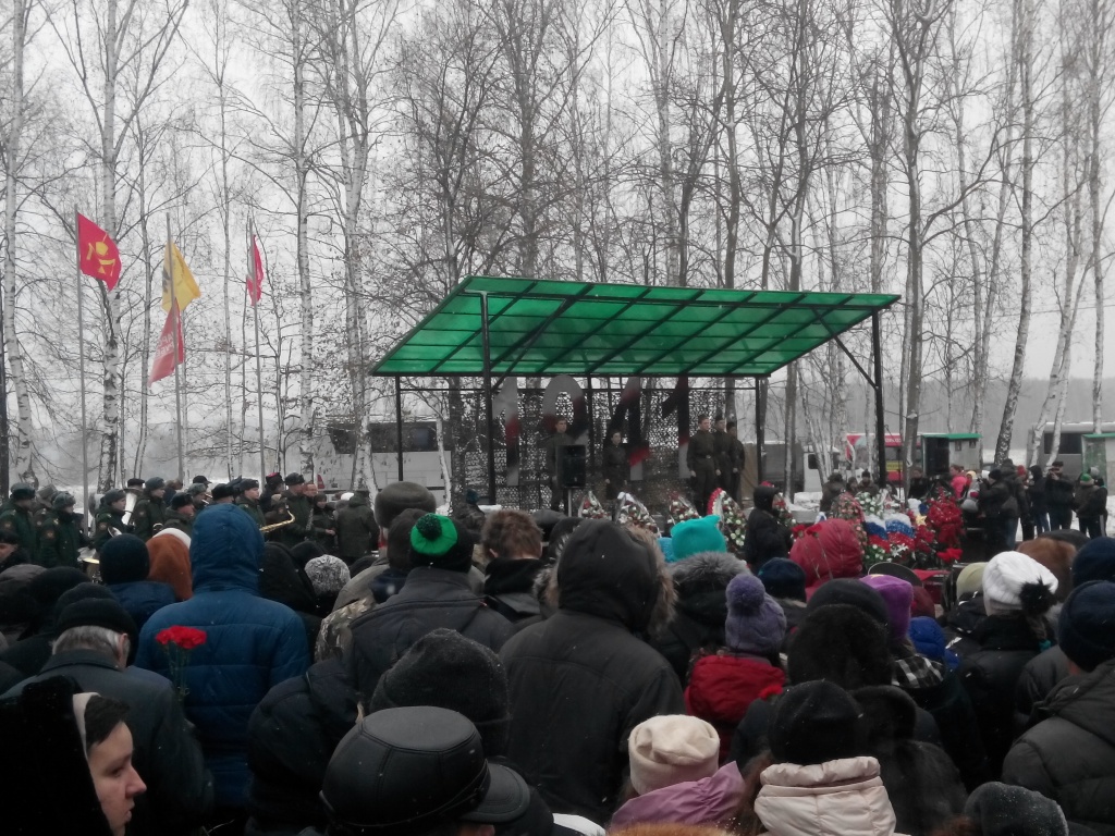 Подольские коммунисты-поисковики приняли участие в закрытии Вахты памяти 2016