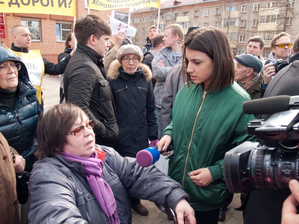 Дубненцы выступили против плохих дорог