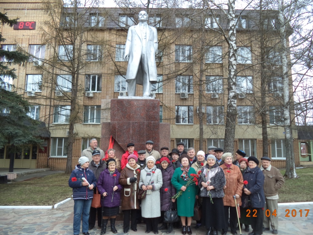 В Можайске состоялся митинг, посвященный 147-ой годовщине со дня рождения В.И. Ленина