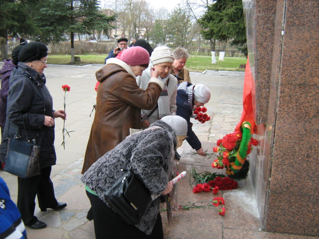 В Можайске состоялся митинг, посвященный 147-ой годовщине со дня рождения В.И. Ленина