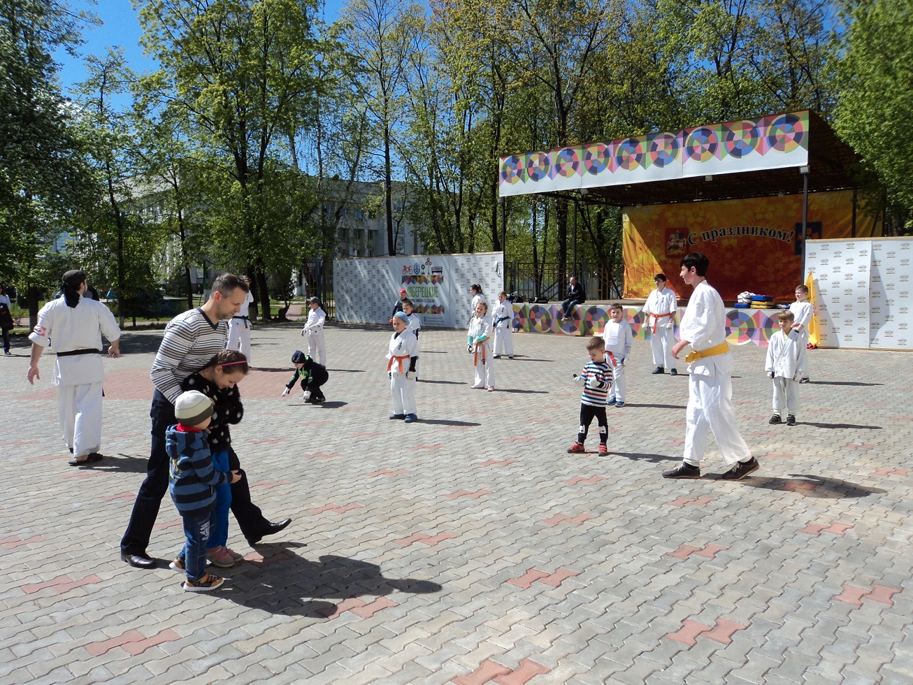 Открытое занятие по Каратэ в Центральном ПКиО города Люберцы