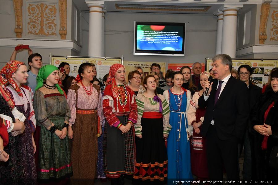 Рабочий визит кандидата в Президенты РФ от КПРФ и Народно-патриотических сил России П.Н. Грудинина в Самарскую область