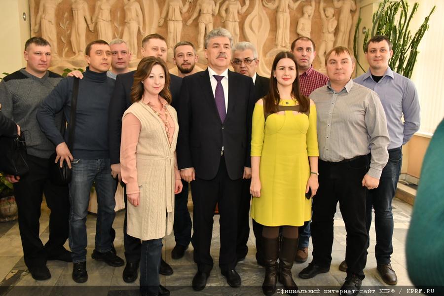 Рабочий визит кандидата в Президенты РФ от КПРФ и Народно-патриотических сил России П.Н. Грудинина в Самарскую область