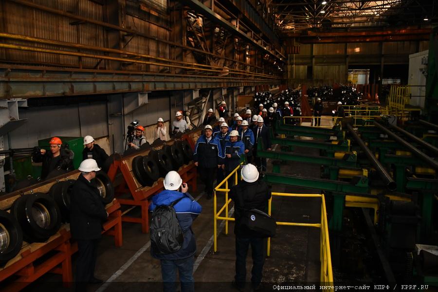 П.Н. Грудинин посетил Уральский трубный завод