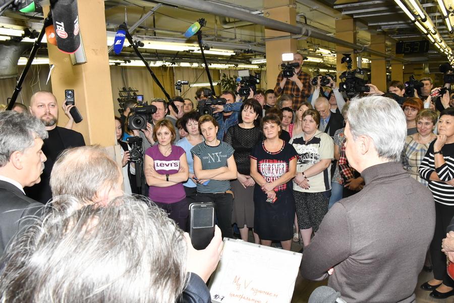 «Развивать производство!». П.Н. Грудинин встретился с трудовым коллективом «Большевички»