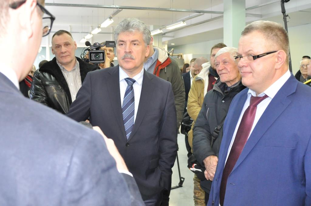 П.Н. Грудинин посетил предприятия Московской области