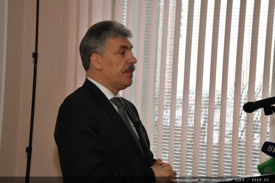 П.Н. Грудинин: «Собаки лают, а караван идет»