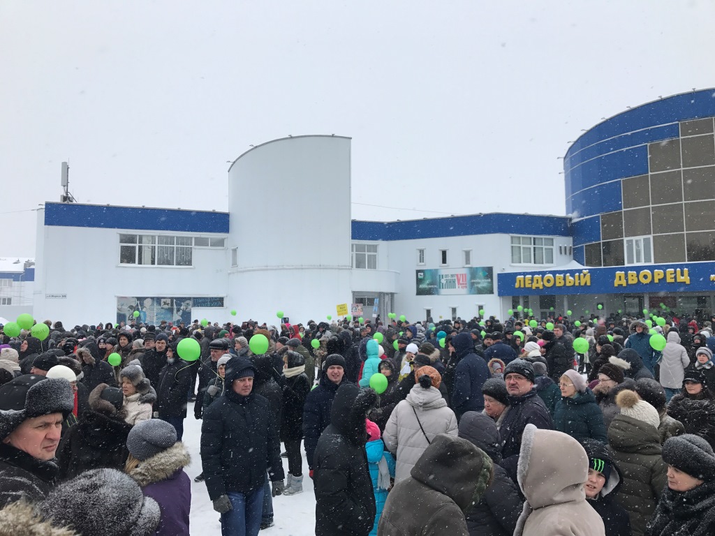 Митинг против Алексинской свалки в Клину собрал более 4 тысяч человек