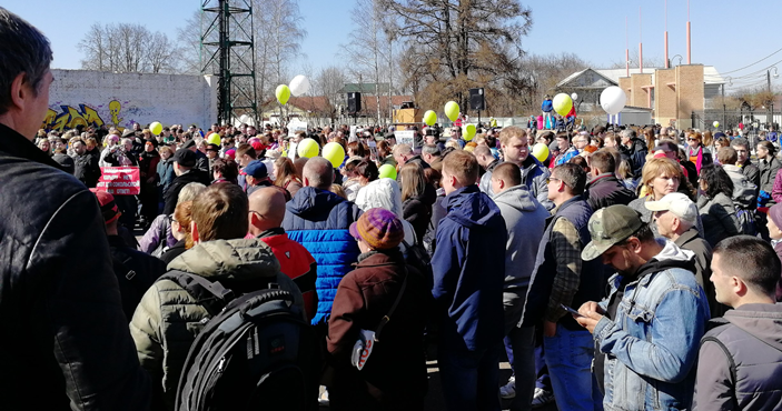 14 апреля в Подмосковье прошли массовые митинги против мусорных свалок