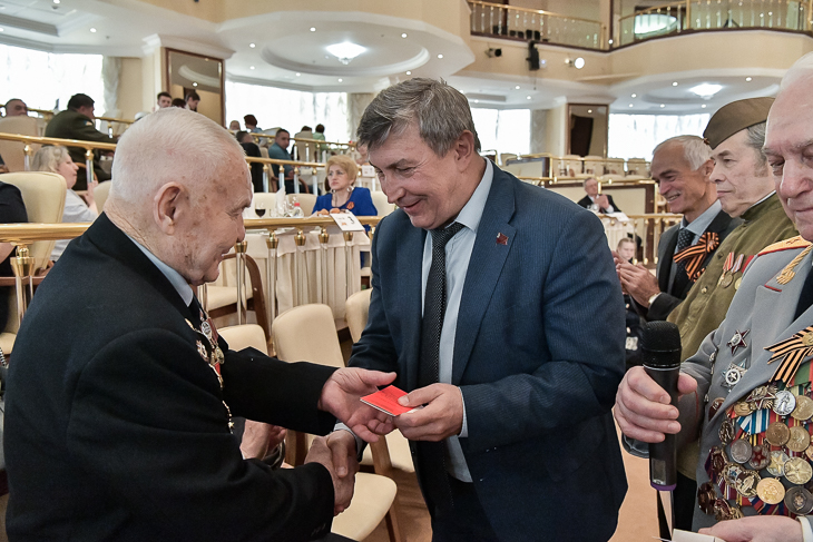 В Мособлдуме прошло торжественное мероприятие, посвящённое 73-й годовщине Победы в Великой Отечественной войне