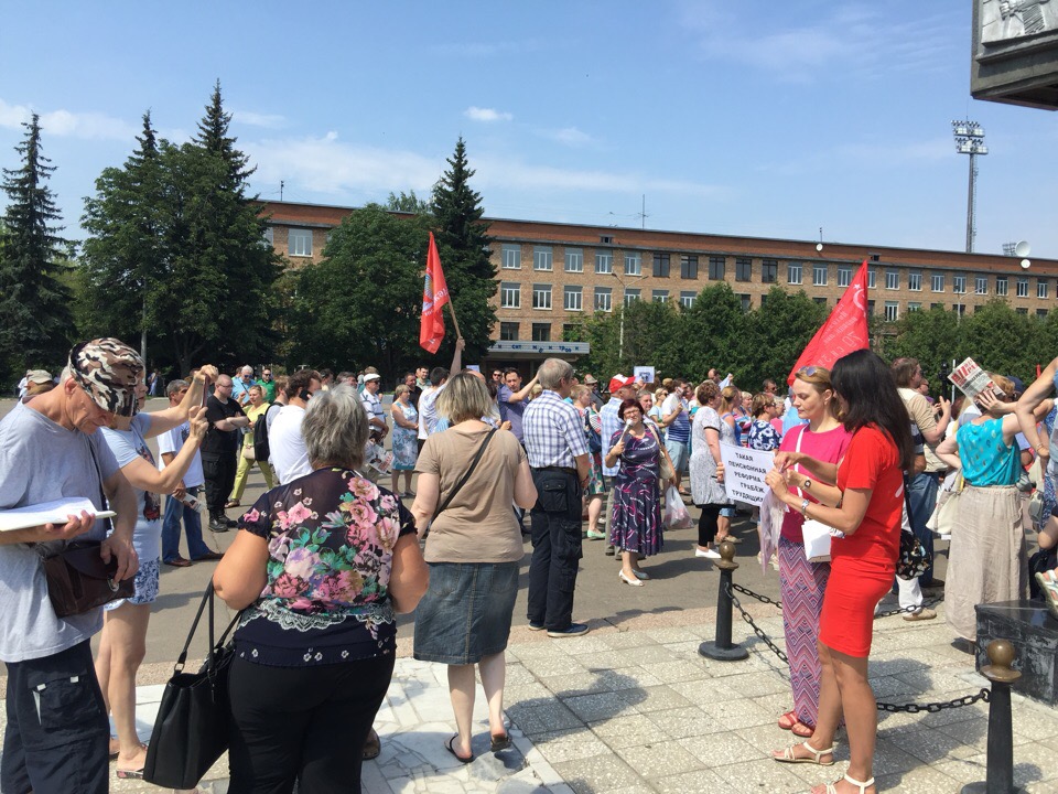 Жители г.о. Подольск выступили против повышения пенсионного возраста!
