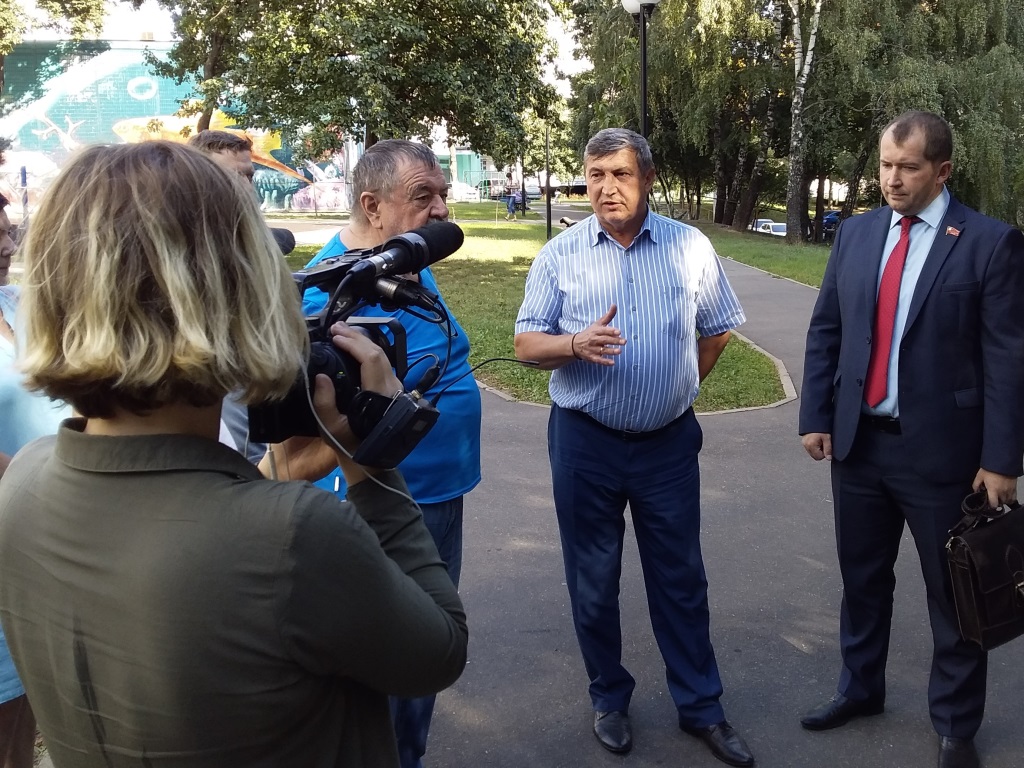 18 августа народный кандидат в Губернаторы Московской области от КПРФ К.Н. Черемисов посетил Ленинский муниципальный район.