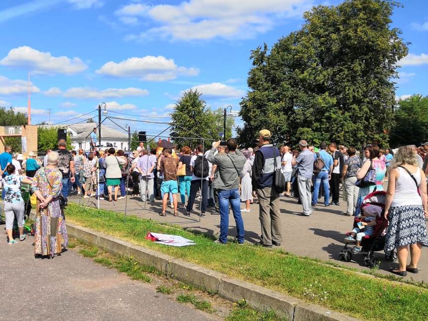 18 августа в г. Клин, прошёл митинг организованный партией КПРФ