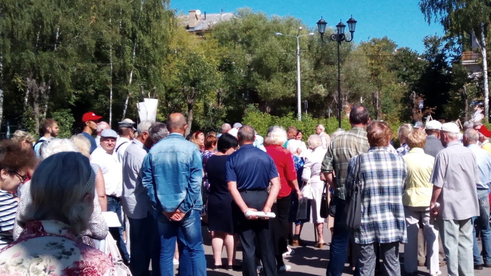 В Орехово-Зуево прошёл митинг против пенсионной реформы