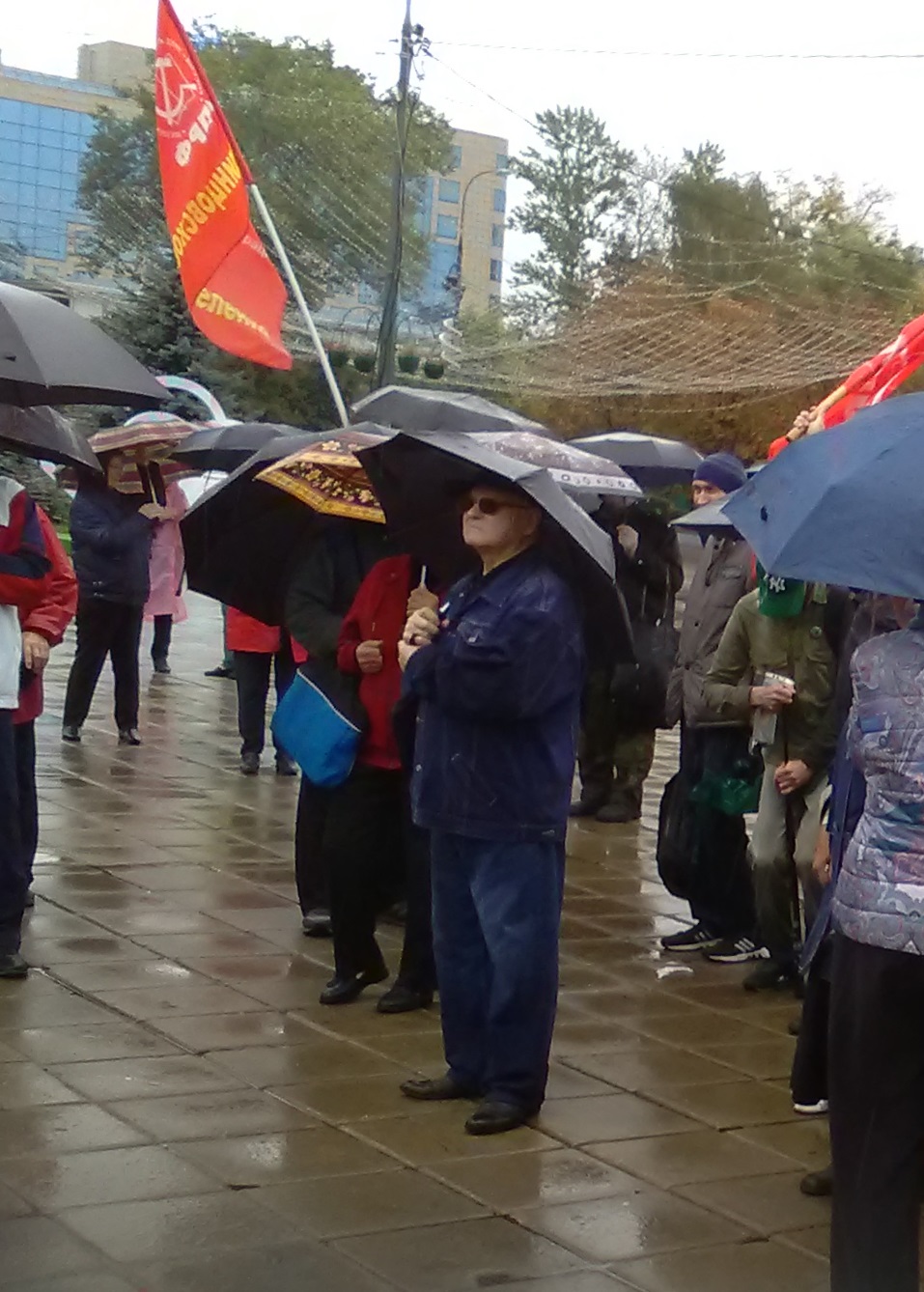 В Одинцово прошел митинг против пенсионной реформы