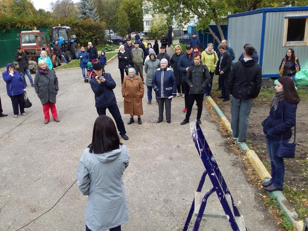 29 сентября в посёлке Развилка состоялся митинг