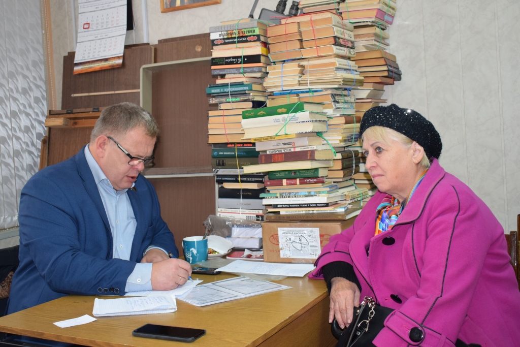 Депутат-коммунист Александр Наумов провел прием граждан в г. Серпухове