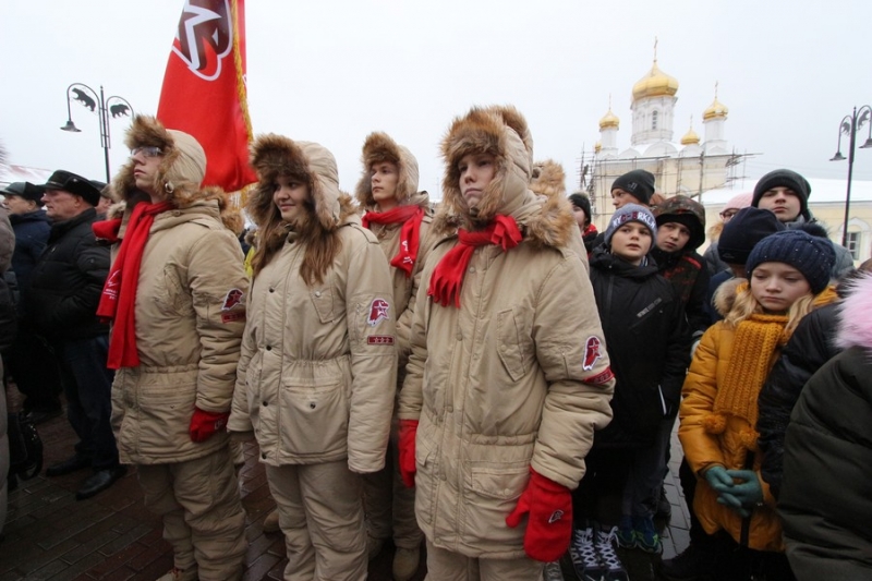 Годовщину контрнаступления отметили в Рузе торжественным митингом