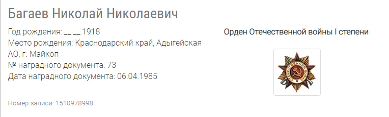 100 лет Николаю Николаевичу Багаеву
