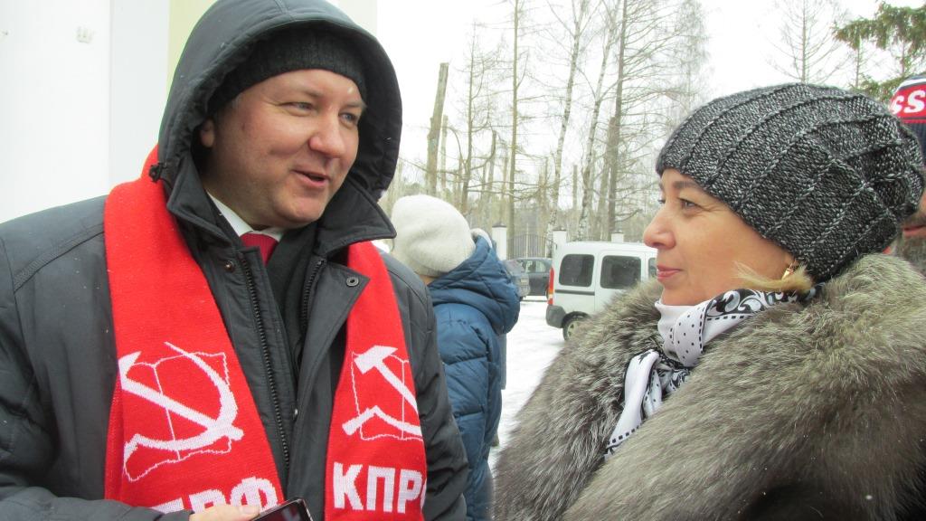 Митинг в Воскресенске