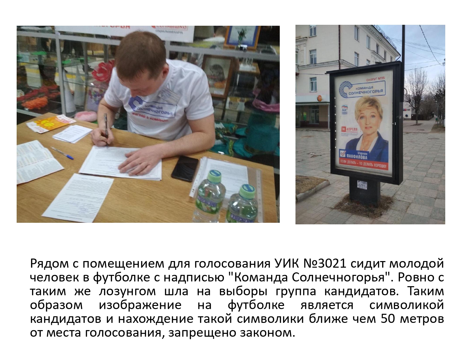 Выборы в Совет Депутатов г.о. Солнечногорск 14 апреля 2019 г.