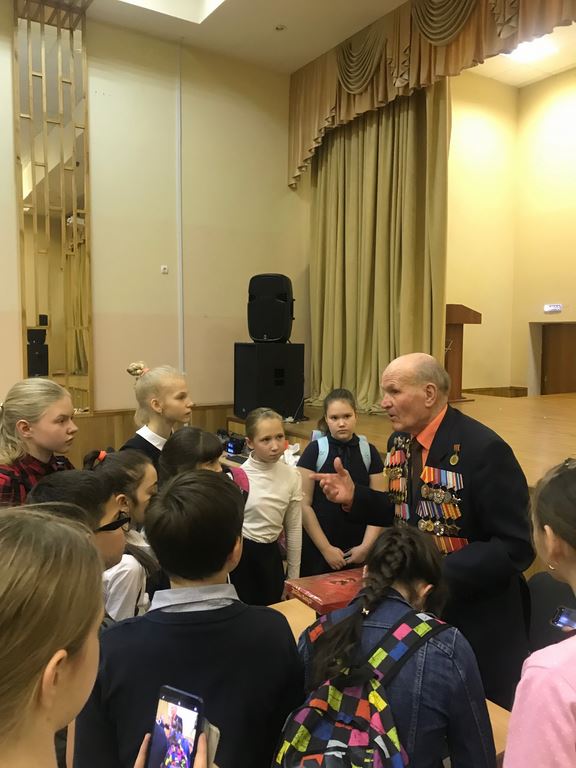 Встреча с ветераном в Селятино