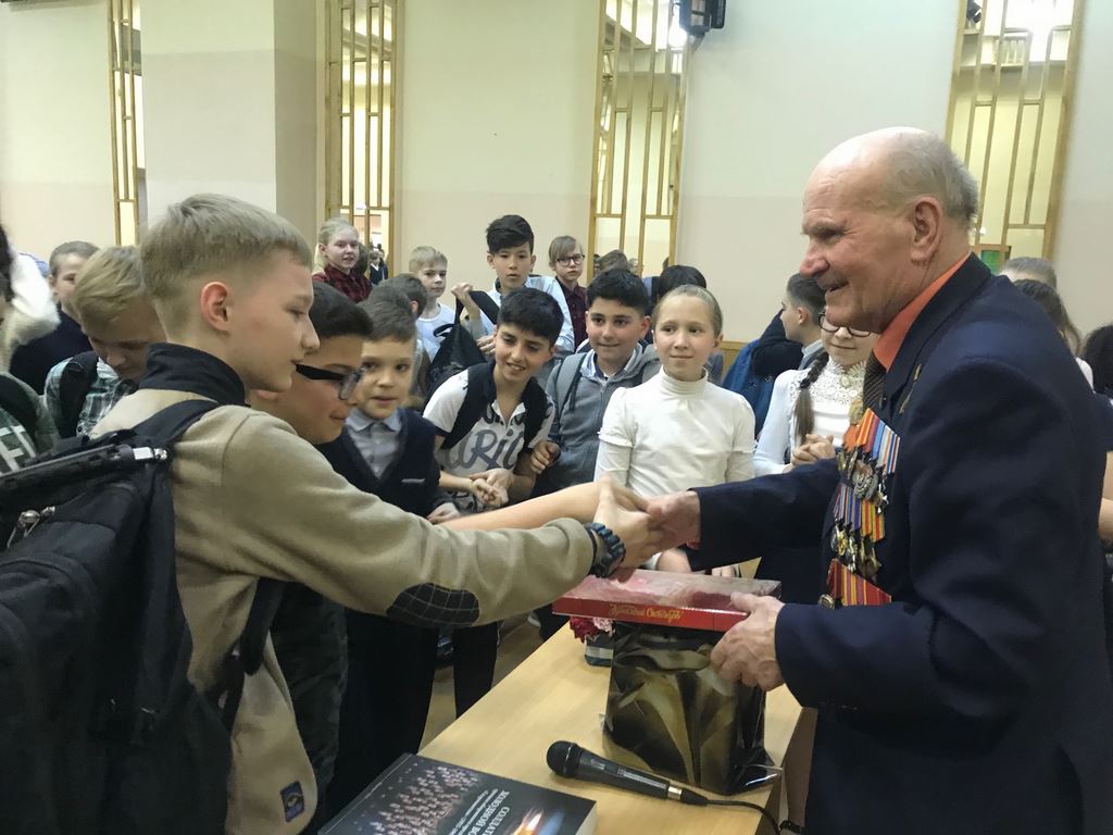 Встреча с ветераном в Селятино