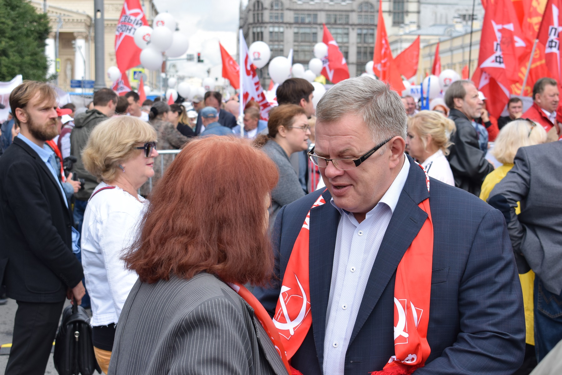 Митинг в Москве: Руки прочь от Павла Грудинина! Нет политическим расправам!