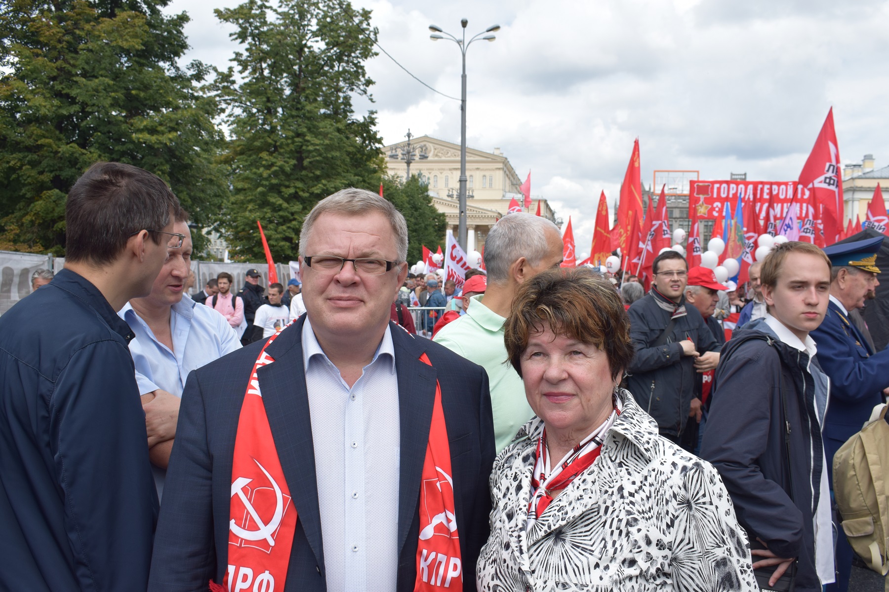 Митинг в Москве: Руки прочь от Павла Грудинина! Нет политическим расправам!