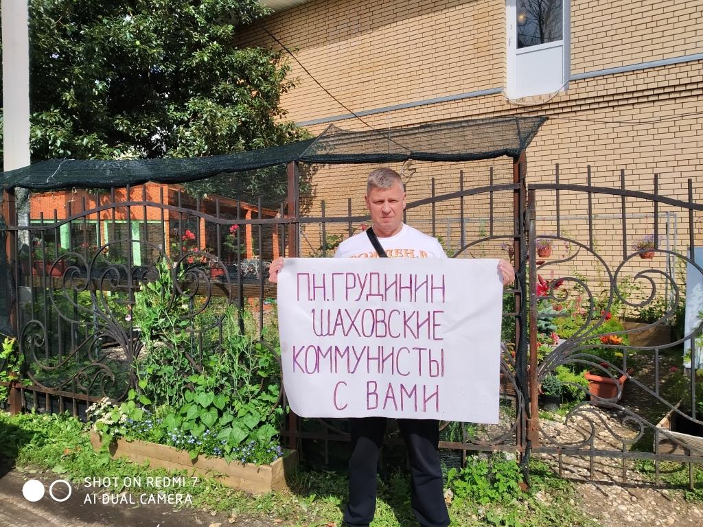 Одиночные пикеты в Шаховской