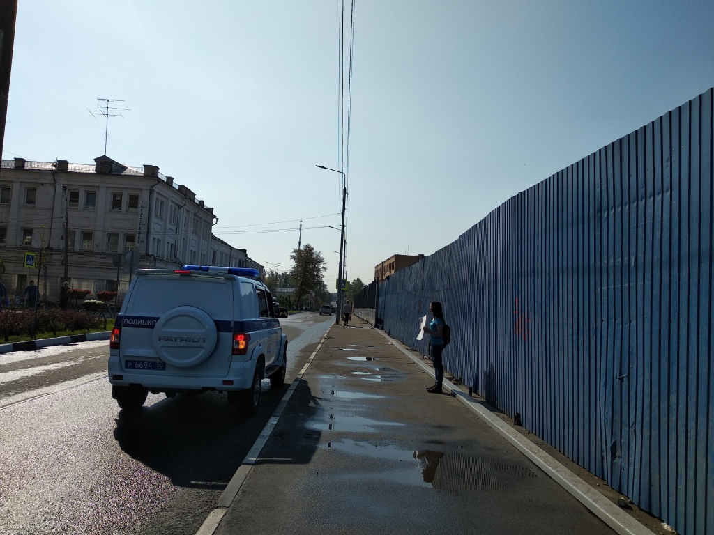 В Мытищах вновь прошли два одиночных пикета