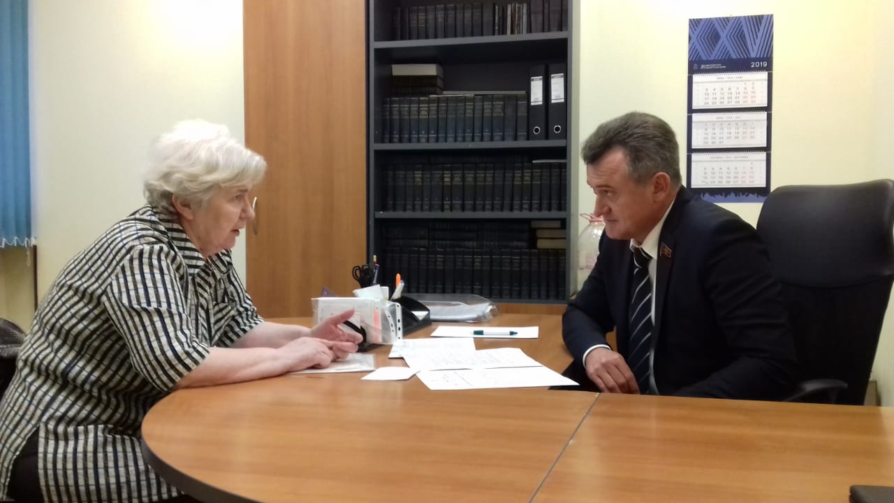 Депутат Мособлдумы провел очередной прием граждан в Пушкино