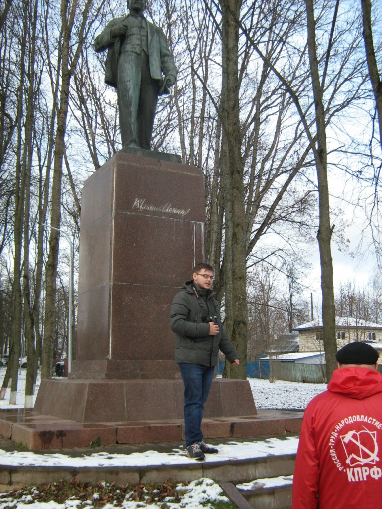 Автопробег в честь Великого Октября в г. Можайске