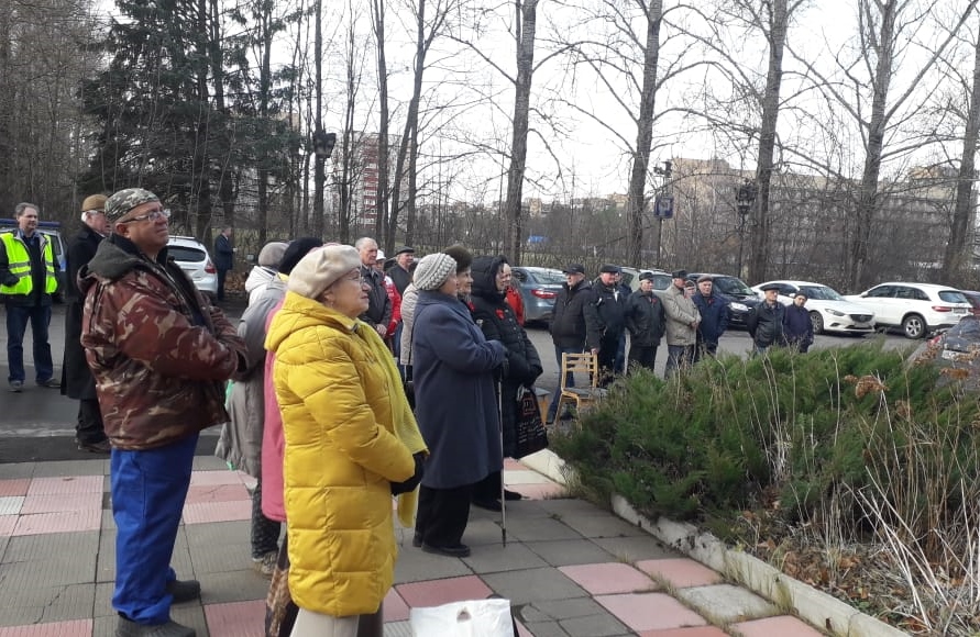 Митинг в Пущино