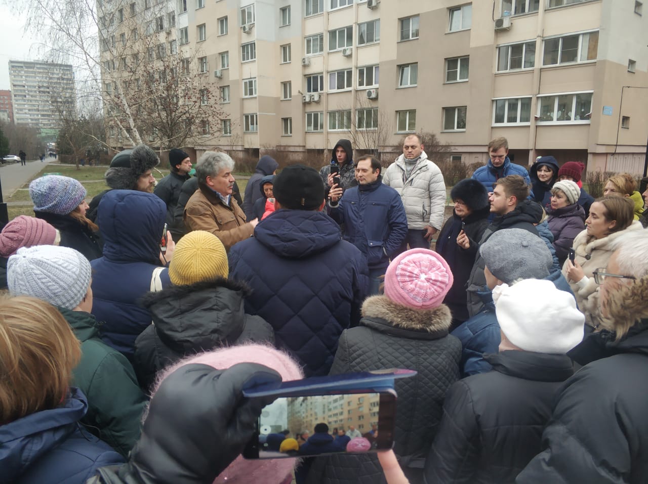 Провокация на встречах с Павлом Грудининым
