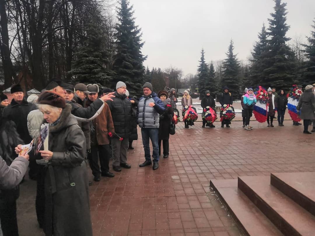 В Клину почтили память о подвиге Советских солдат 