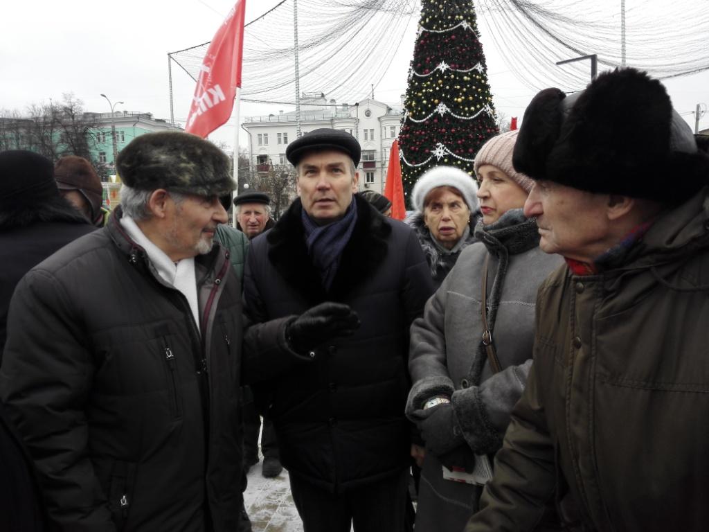 Люберчане протестуют