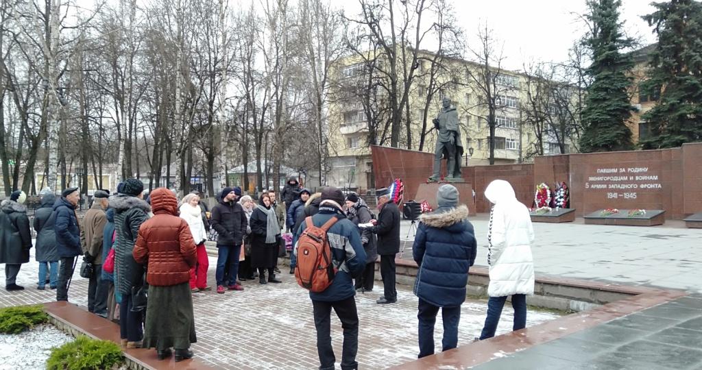 Встреча с избирателями в Звенигороде