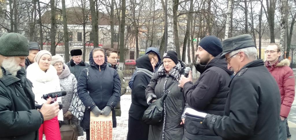 Встреча с избирателями в Звенигороде