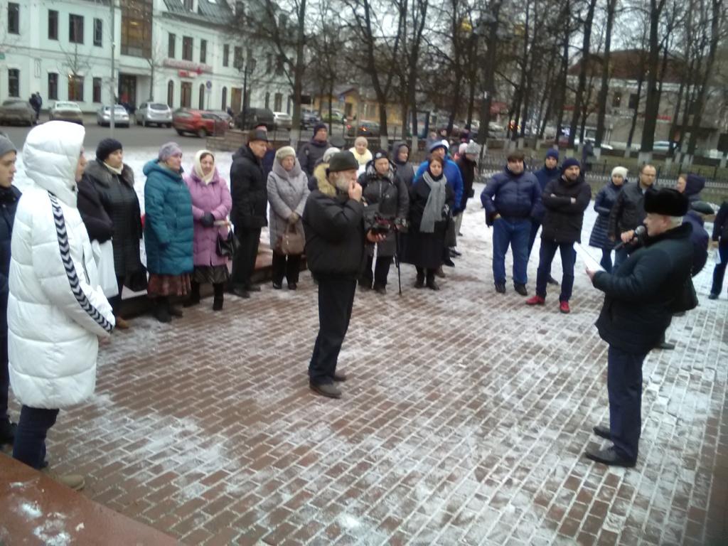 Встреча с избирателями в Звенигороде