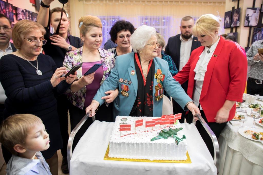 Участник Великой Отечественной войны Галина Павловна Брок-Бельцова отмечает 95-летие!