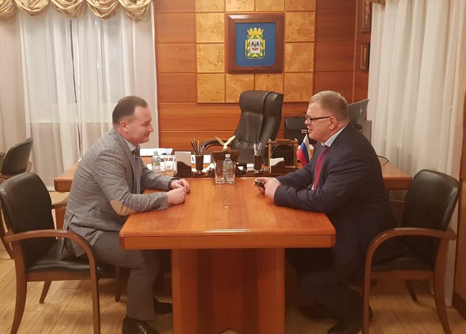 Александр Наумов провёл рабочую встречу с главой Ленинского городского округа Алексеем Спасским