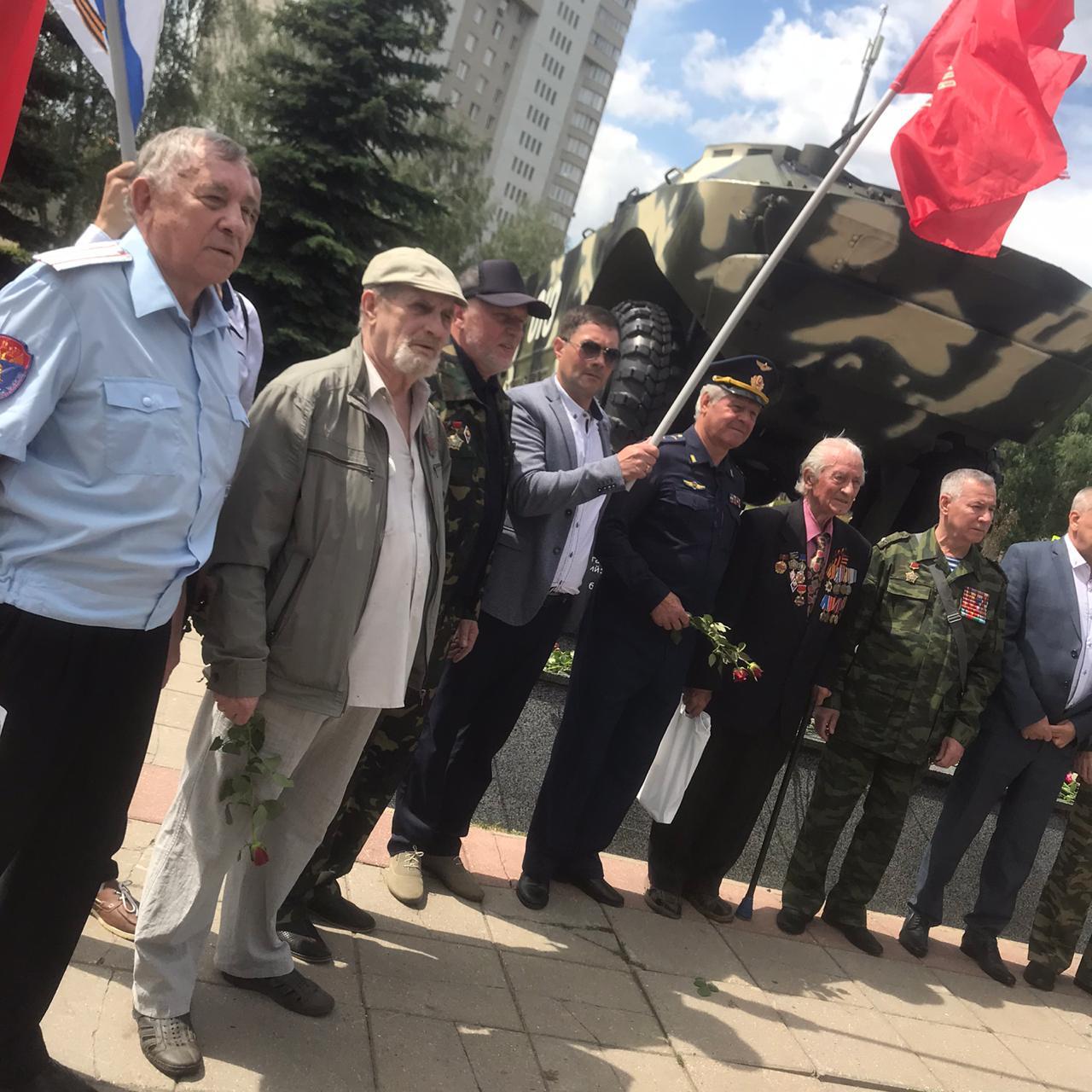 Коммунисты г. Королёв приняли участие в возложении цветов, в День Ветеранов Боевых Действий
