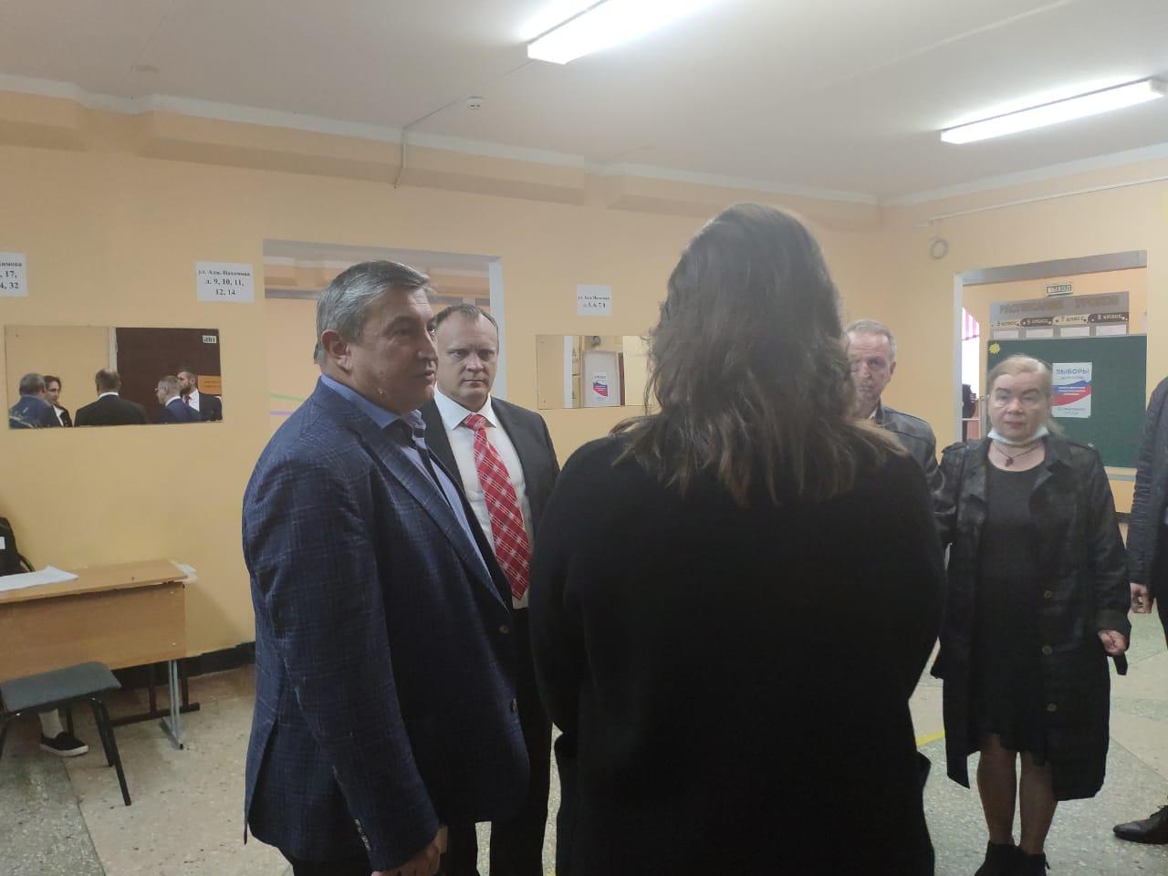 Второй секретарь МК КПРФ Константин Черемисов проконтролировал ход выборов в Балашихе