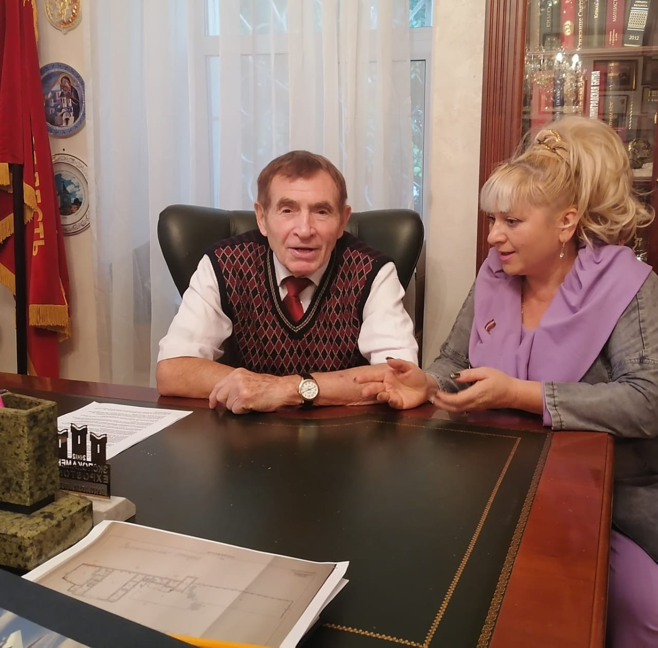 Деловой завтрак с Героем социалистического труда