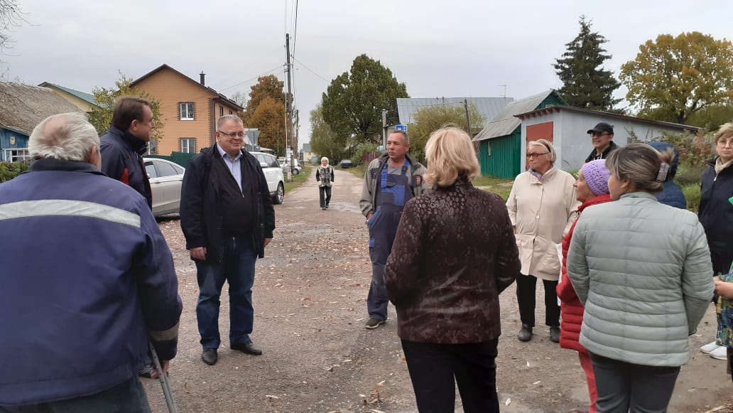 Депутат-коммунист Александр Наумов встретился с жителями села Липитино